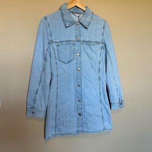 Zara denim mini dress